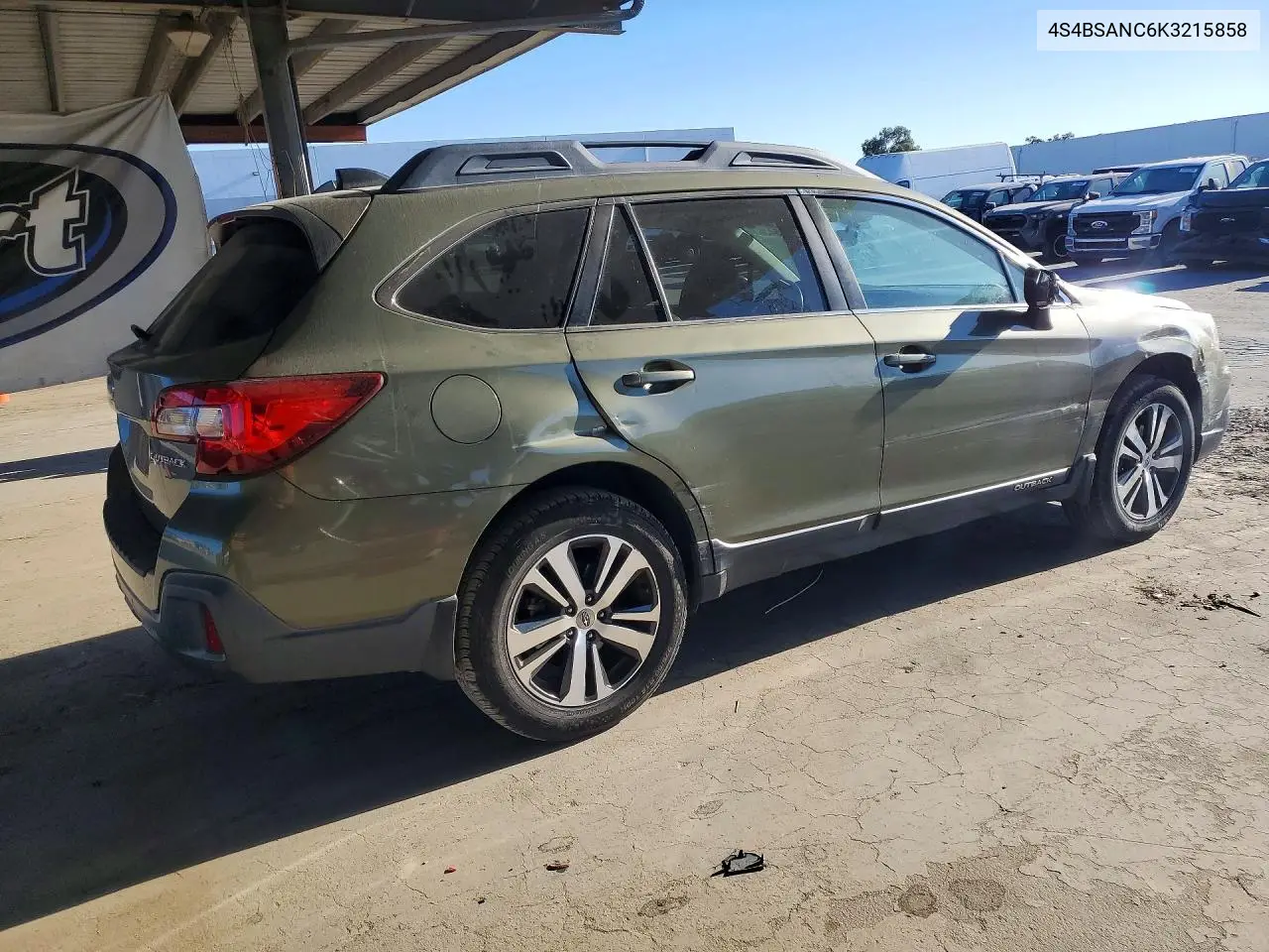 2019 SUBARU OUTBACK VIN 4S4BSANC6K3215858 — фото 3
