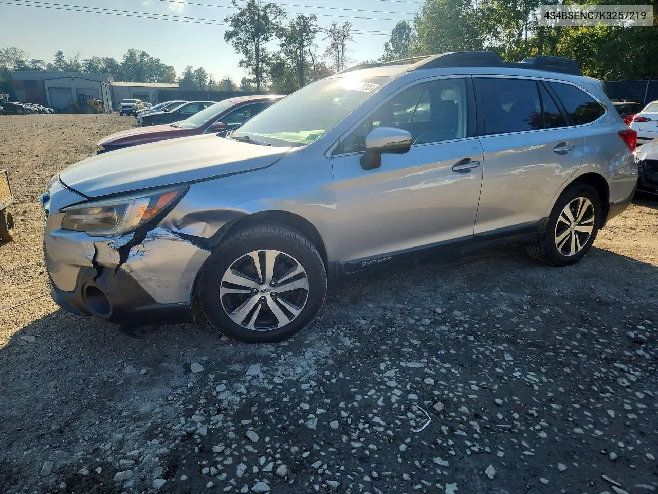 SUBARU OUTBACK 2019, VIN 4S4BSENC7K3257219