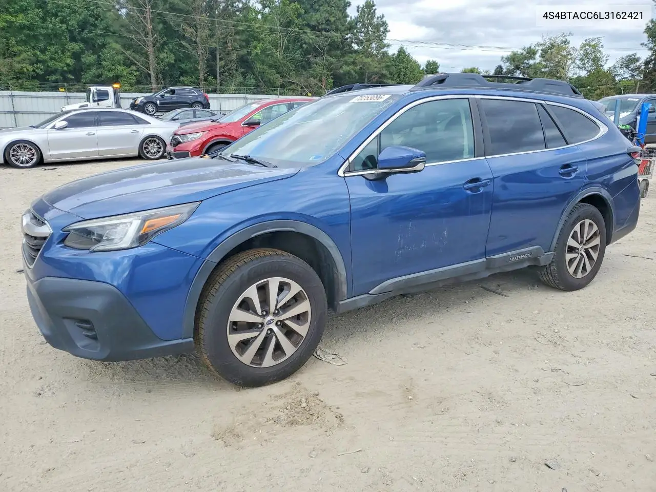 SUBARU OUTBACK 2020, VIN 4S4BTACC6L3162421