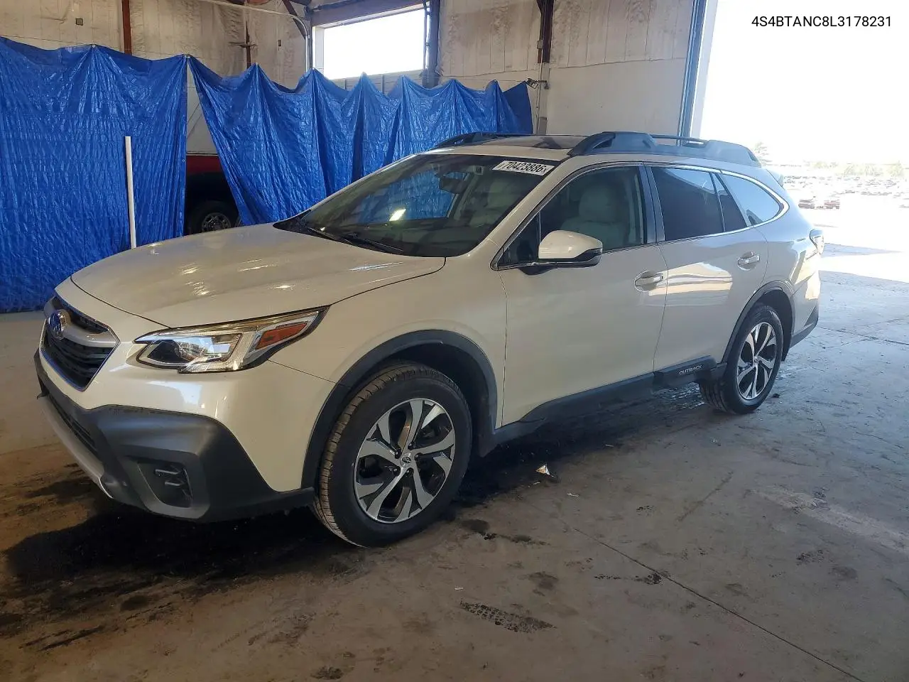 SUBARU OUTBACK 2020, VIN 4S4BTANC8L3178231