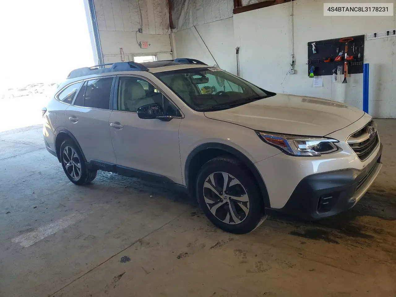 2020 SUBARU OUTBACK VIN 4S4BTANC8L3178231 — фото 4