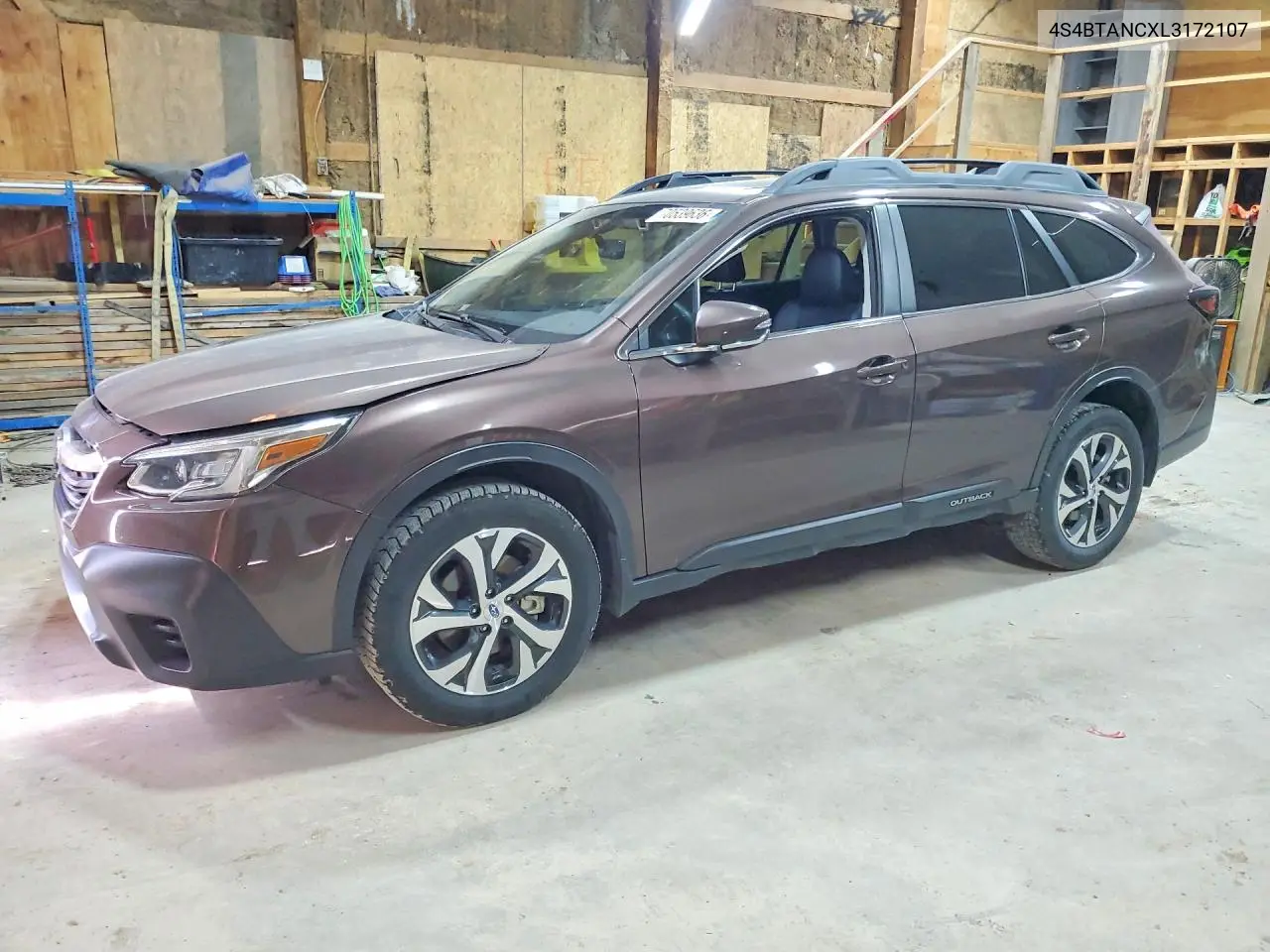 SUBARU OUTBACK 2020, VIN 4S4BTANCXL3172107