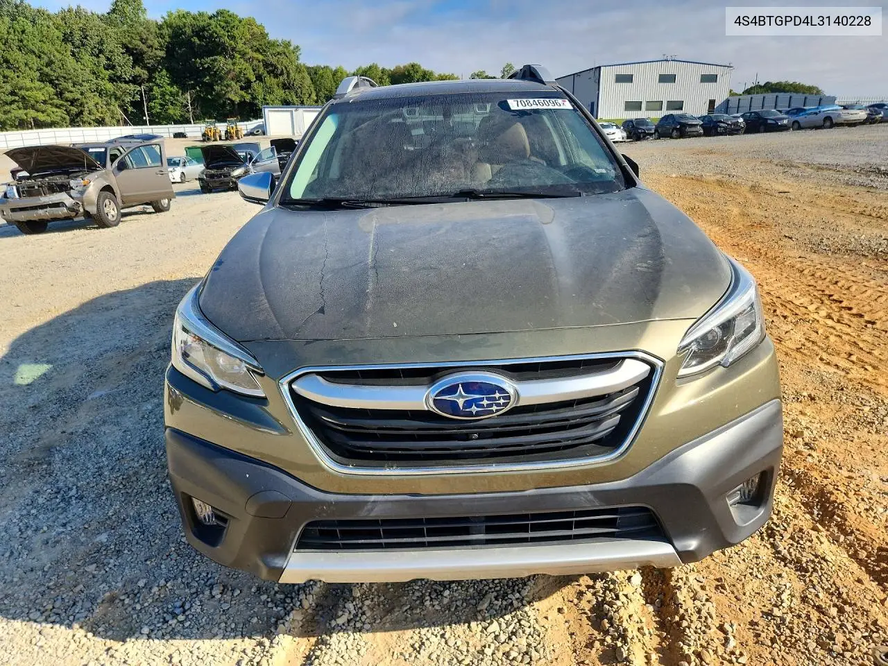 2020 SUBARU OUTBACK VIN 4S4BTGPD4L3140228 — фото 5