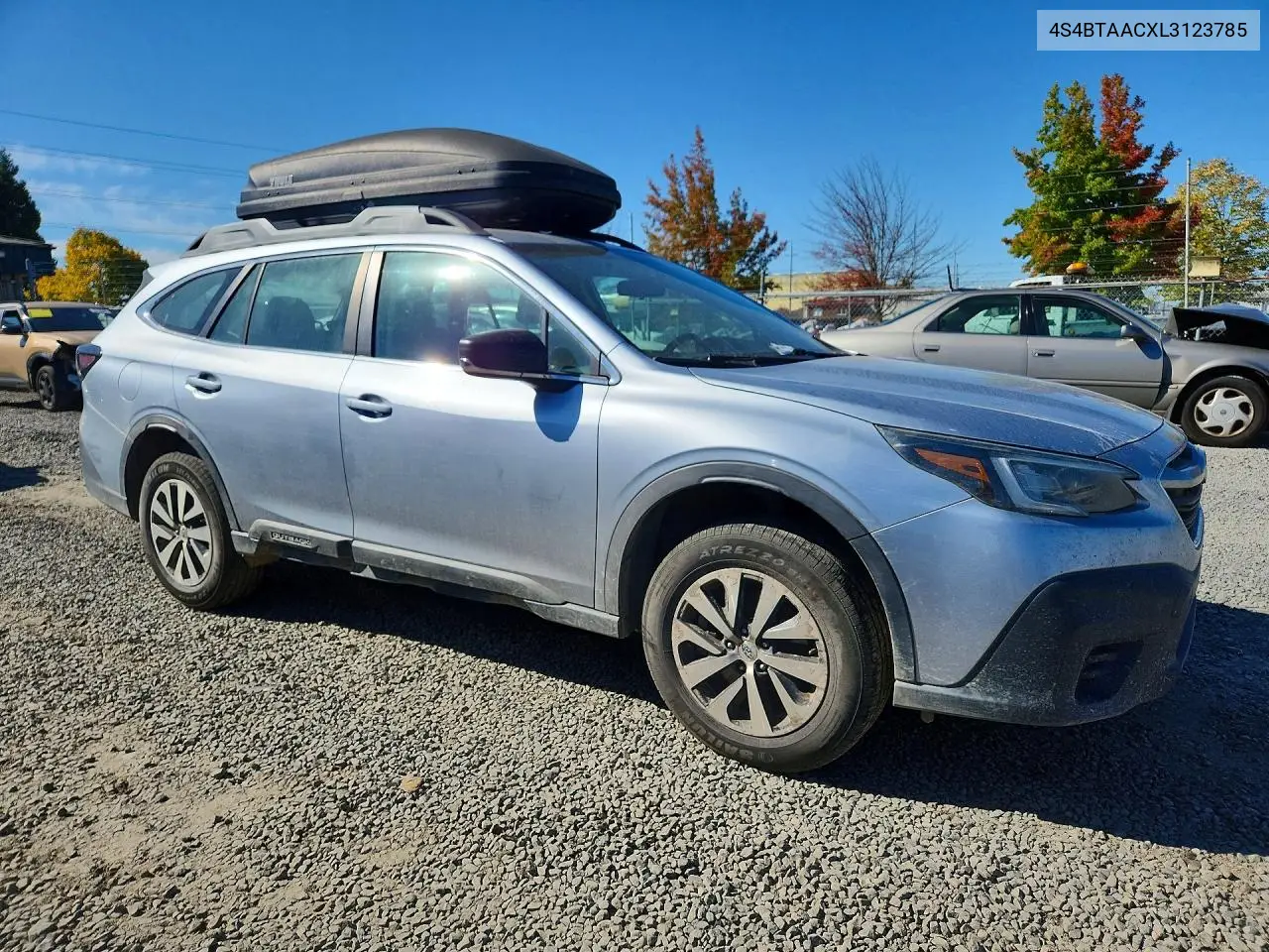 2020 SUBARU OUTBACK VIN 4S4BTAACXL3123785 — фото 4