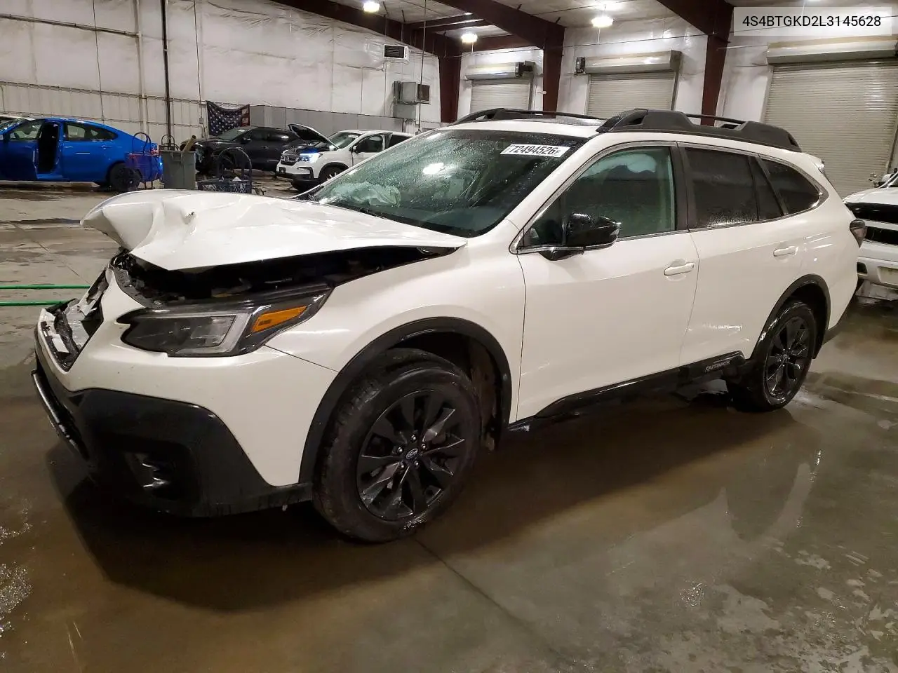 SUBARU OUTBACK 2020, VIN 4S4BTGKD2L3145628