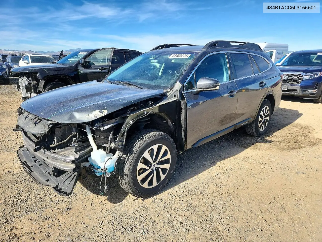 SUBARU OUTBACK 2020, VIN 4S4BTACC6L3166601