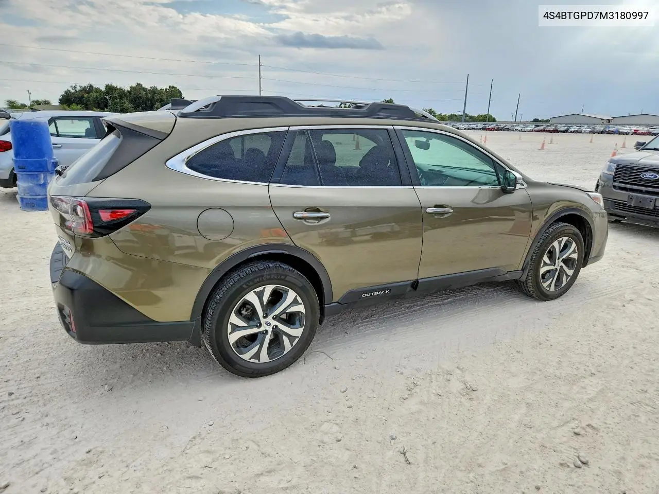 2021 SUBARU OUTBACK VIN 4S4BTGPD7M3180997 — фото 3