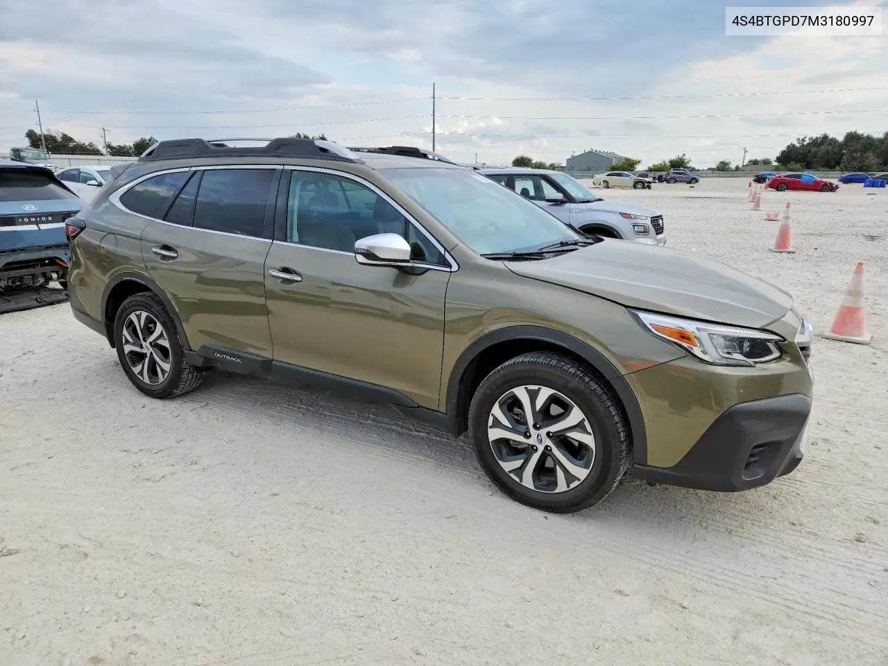 2021 SUBARU OUTBACK VIN 4S4BTGPD7M3180997 — фото 4