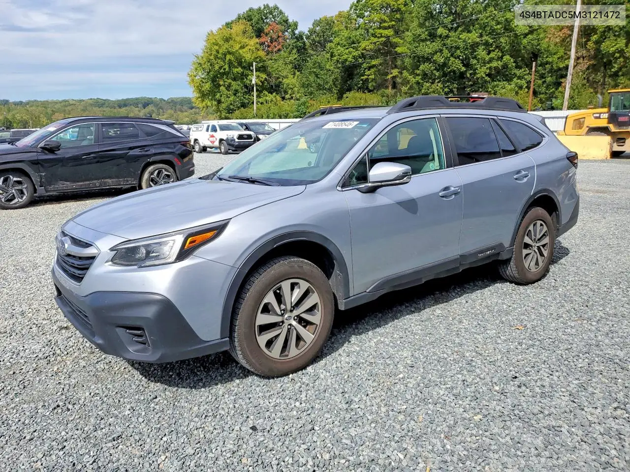 SUBARU OUTBACK 2021, VIN 4S4BTADC5M3121472