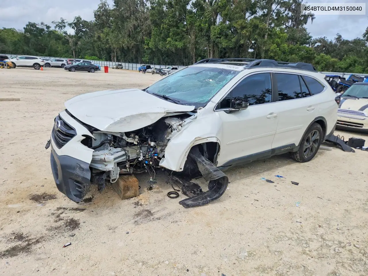 SUBARU OUTBACK 2021, VIN 4S4BTGLD4M3150040