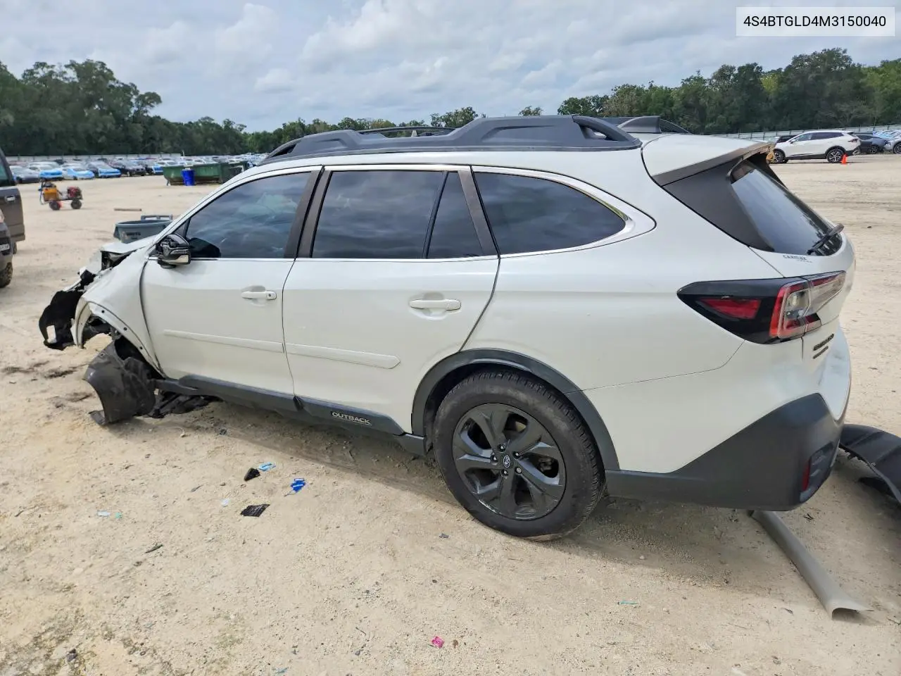 2021 SUBARU OUTBACK VIN 4S4BTGLD4M3150040 — фото 2