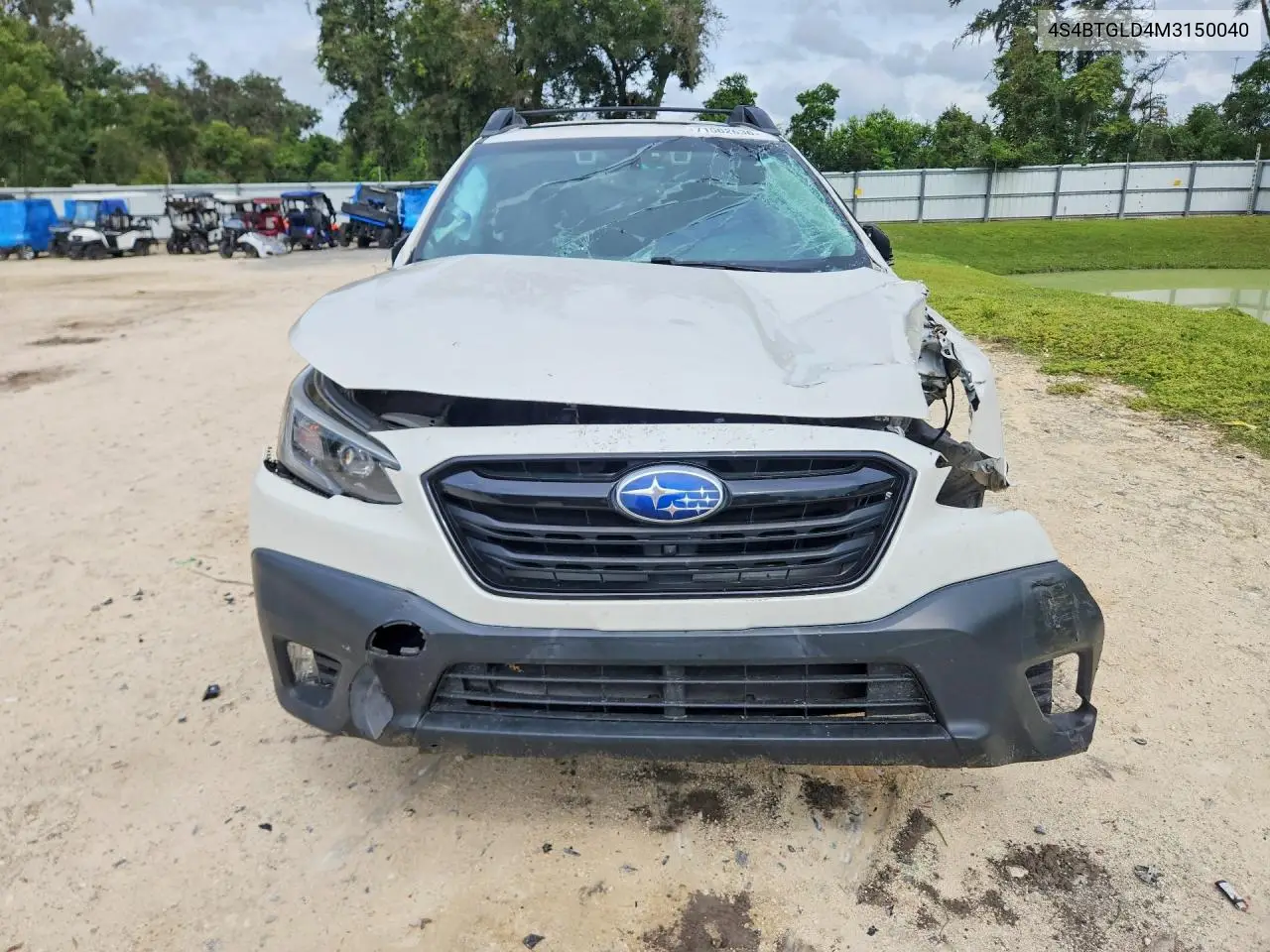 2021 SUBARU OUTBACK VIN 4S4BTGLD4M3150040 — фото 5