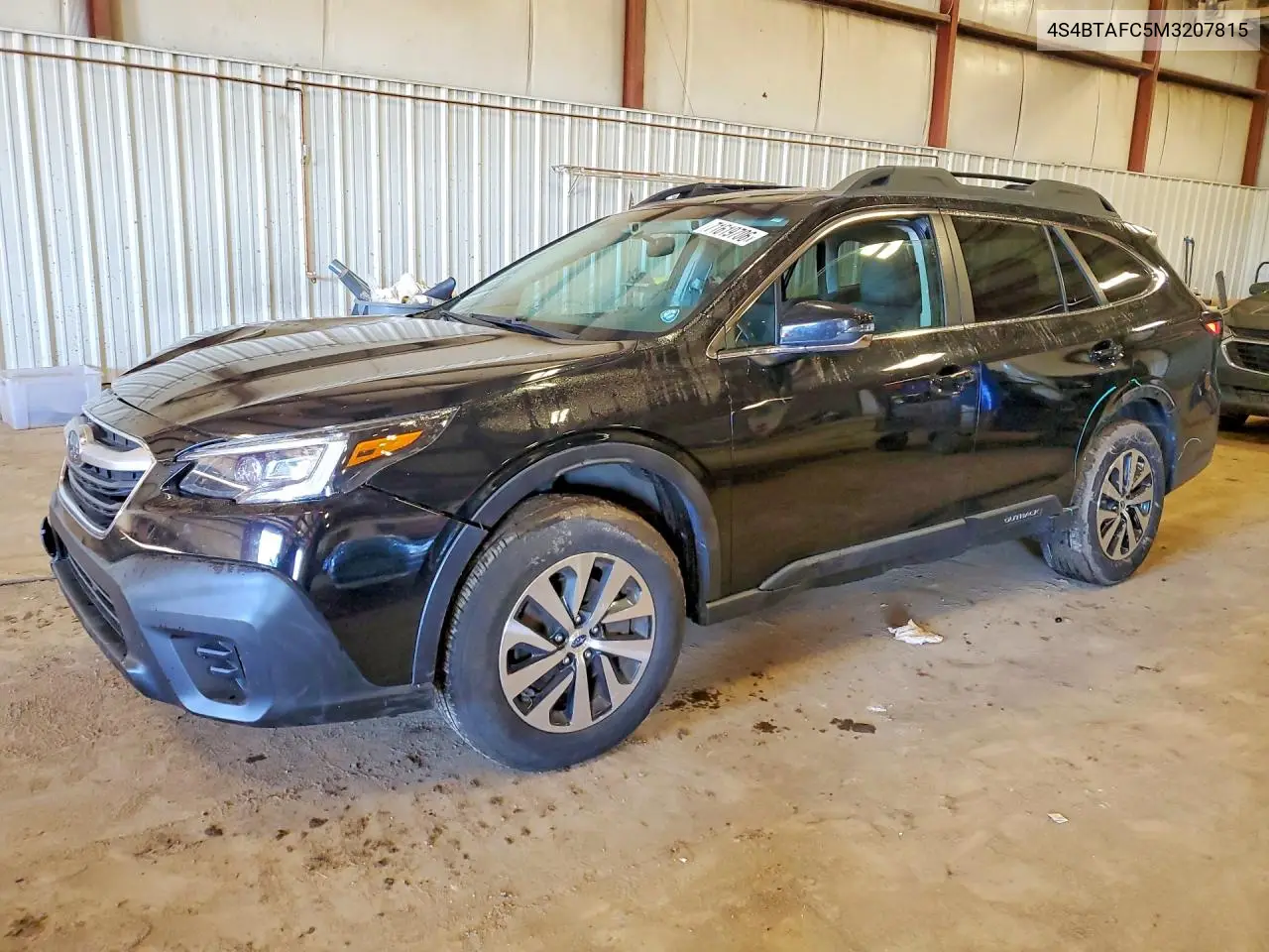 SUBARU OUTBACK 2021, VIN 4S4BTAFC5M3207815