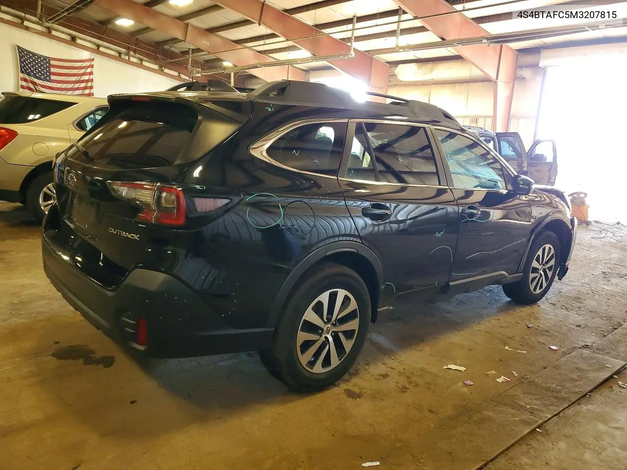 2021 SUBARU OUTBACK VIN 4S4BTAFC5M3207815 — фото 3