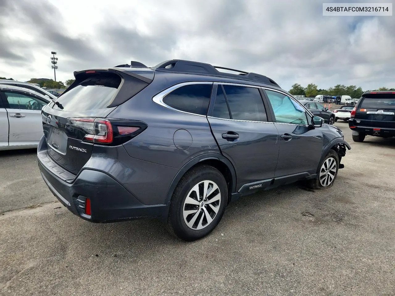 2021 SUBARU OUTBACK VIN 4S4BTAFC0M3216714 — фото 3