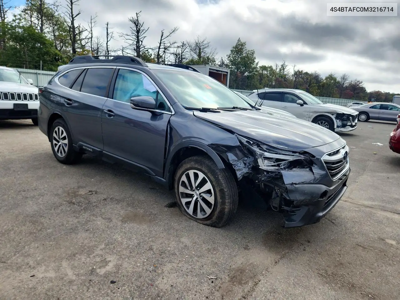 2021 SUBARU OUTBACK VIN 4S4BTAFC0M3216714 — фото 4