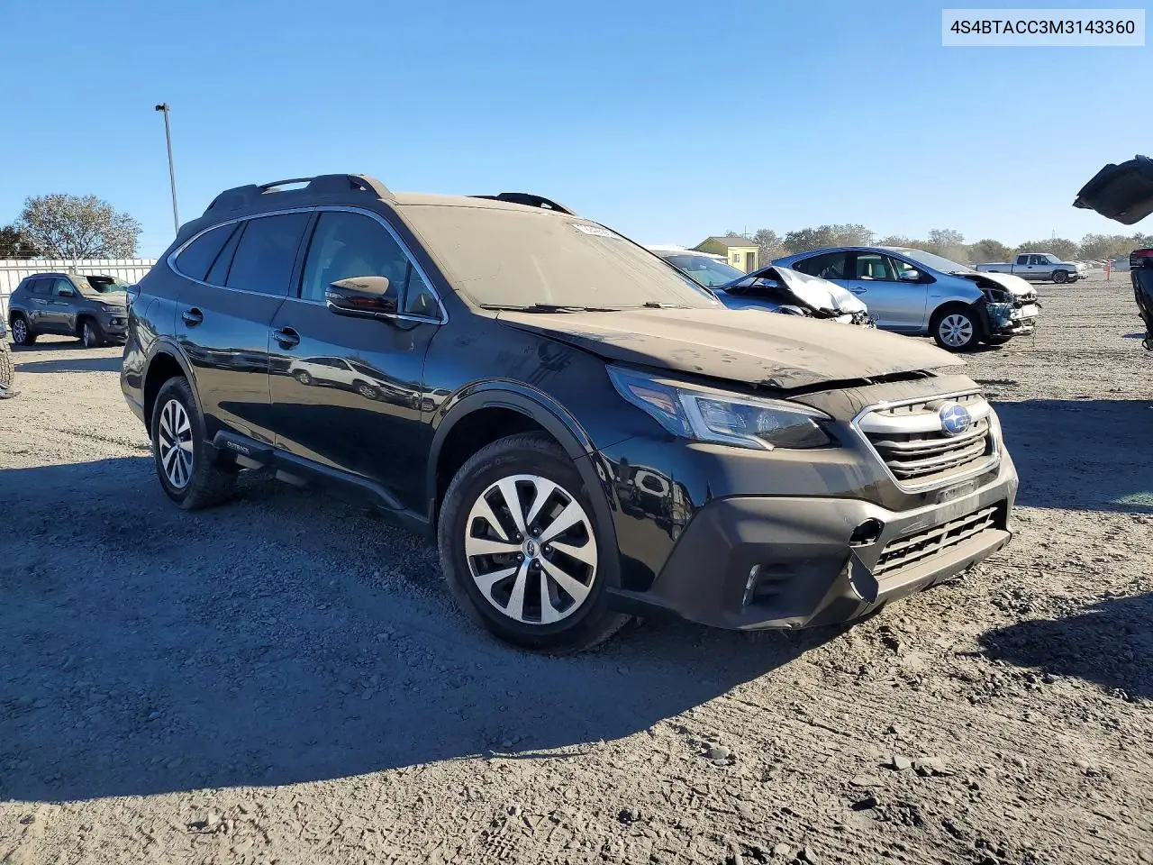2021 SUBARU OUTBACK VIN 4S4BTACC3M3143360 — фото 4