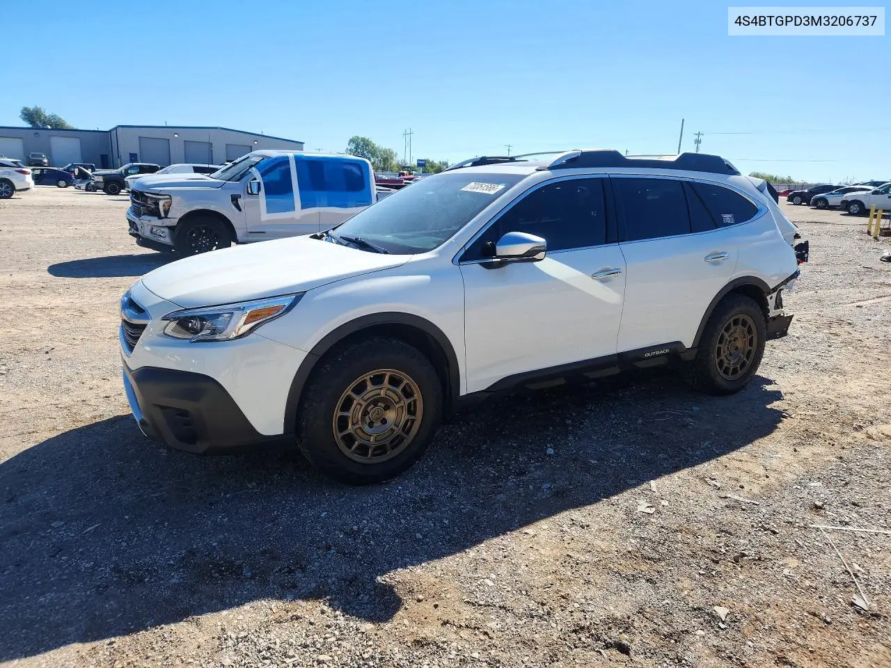 SUBARU OUTBACK 2021, VIN 4S4BTGPD3M3206737