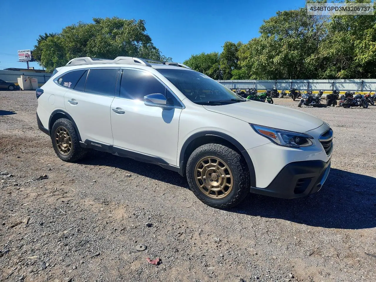 2021 SUBARU OUTBACK VIN 4S4BTGPD3M3206737 — фото 4
