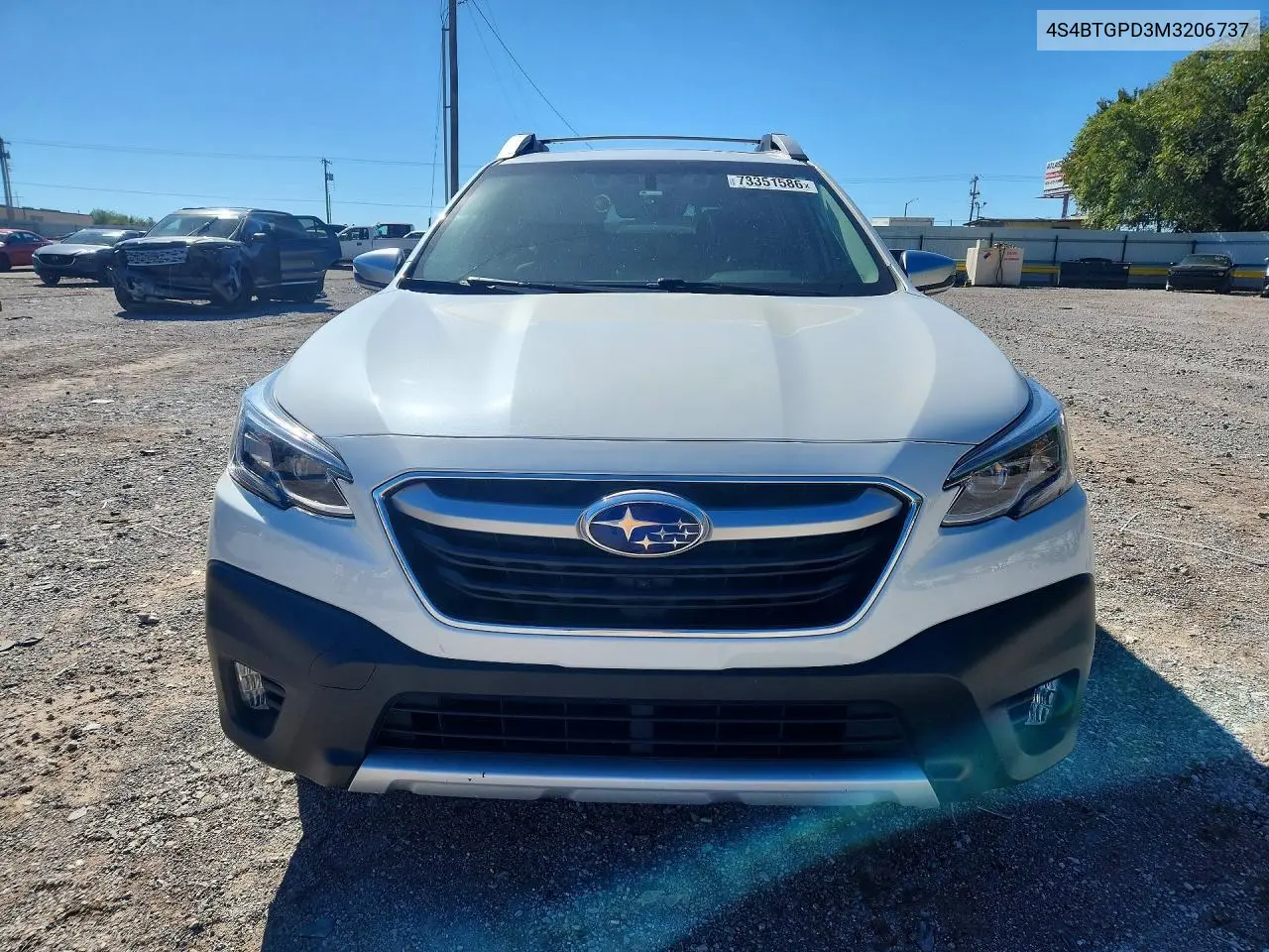2021 SUBARU OUTBACK VIN 4S4BTGPD3M3206737 — фото 5