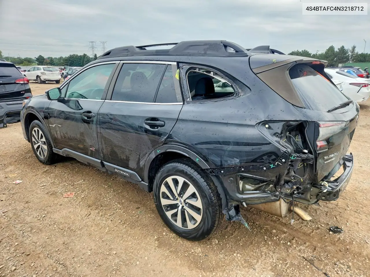 2022 SUBARU OUTBACK VIN 4S4BTAFC4N3218712 — фото 2