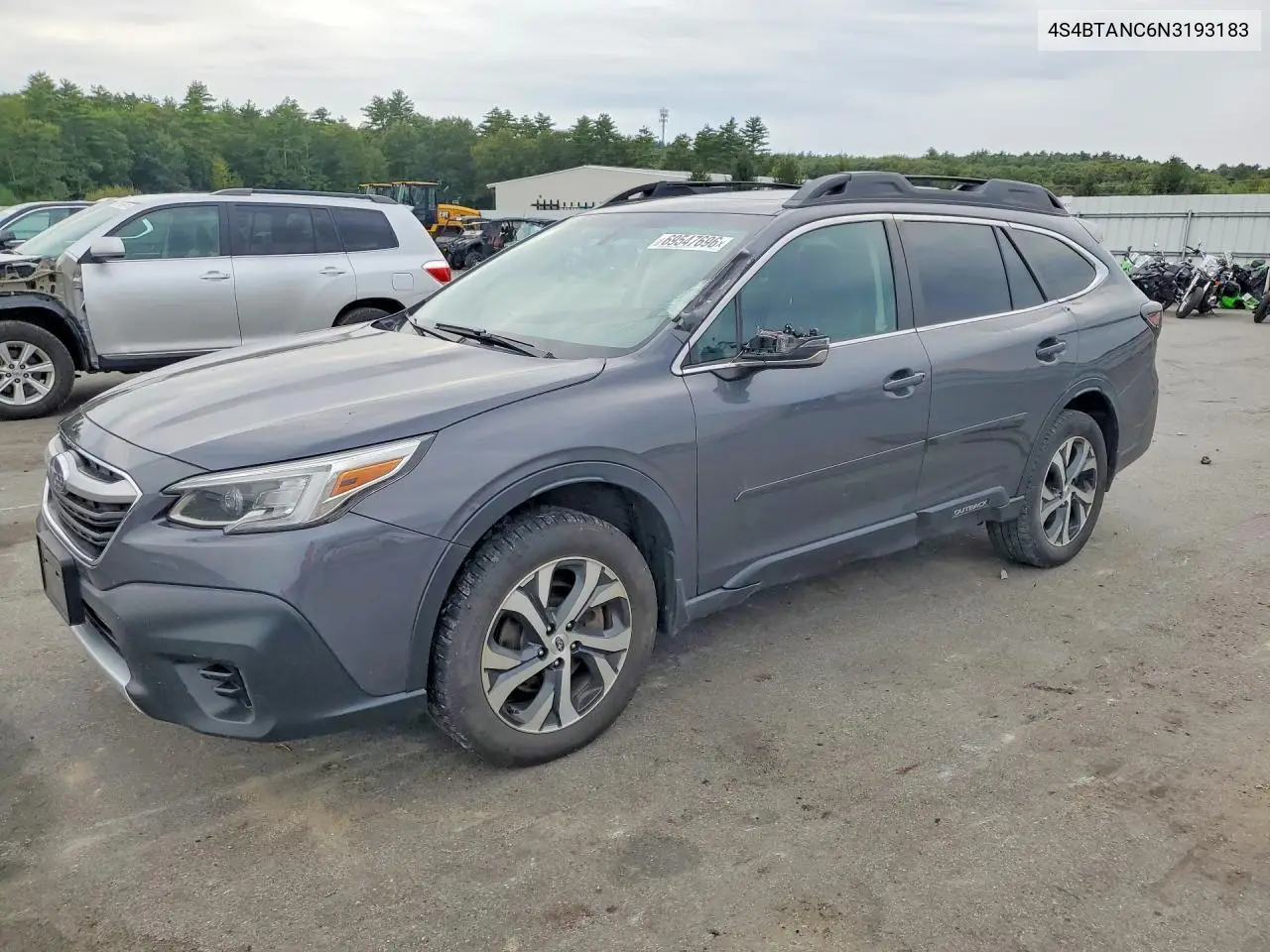 SUBARU OUTBACK 2022, VIN 4S4BTANC6N3193183