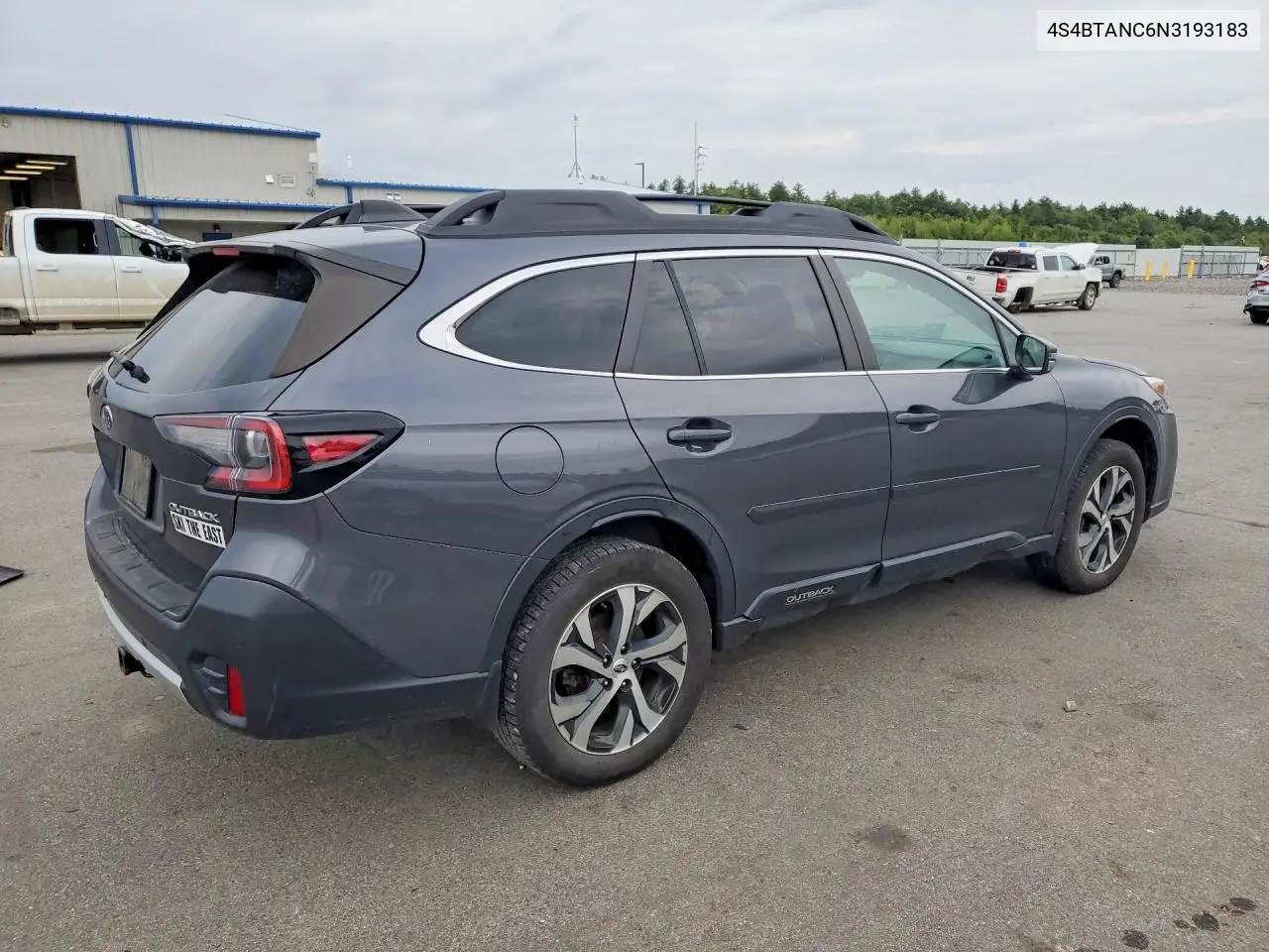 2022 SUBARU OUTBACK VIN 4S4BTANC6N3193183 — фото 3