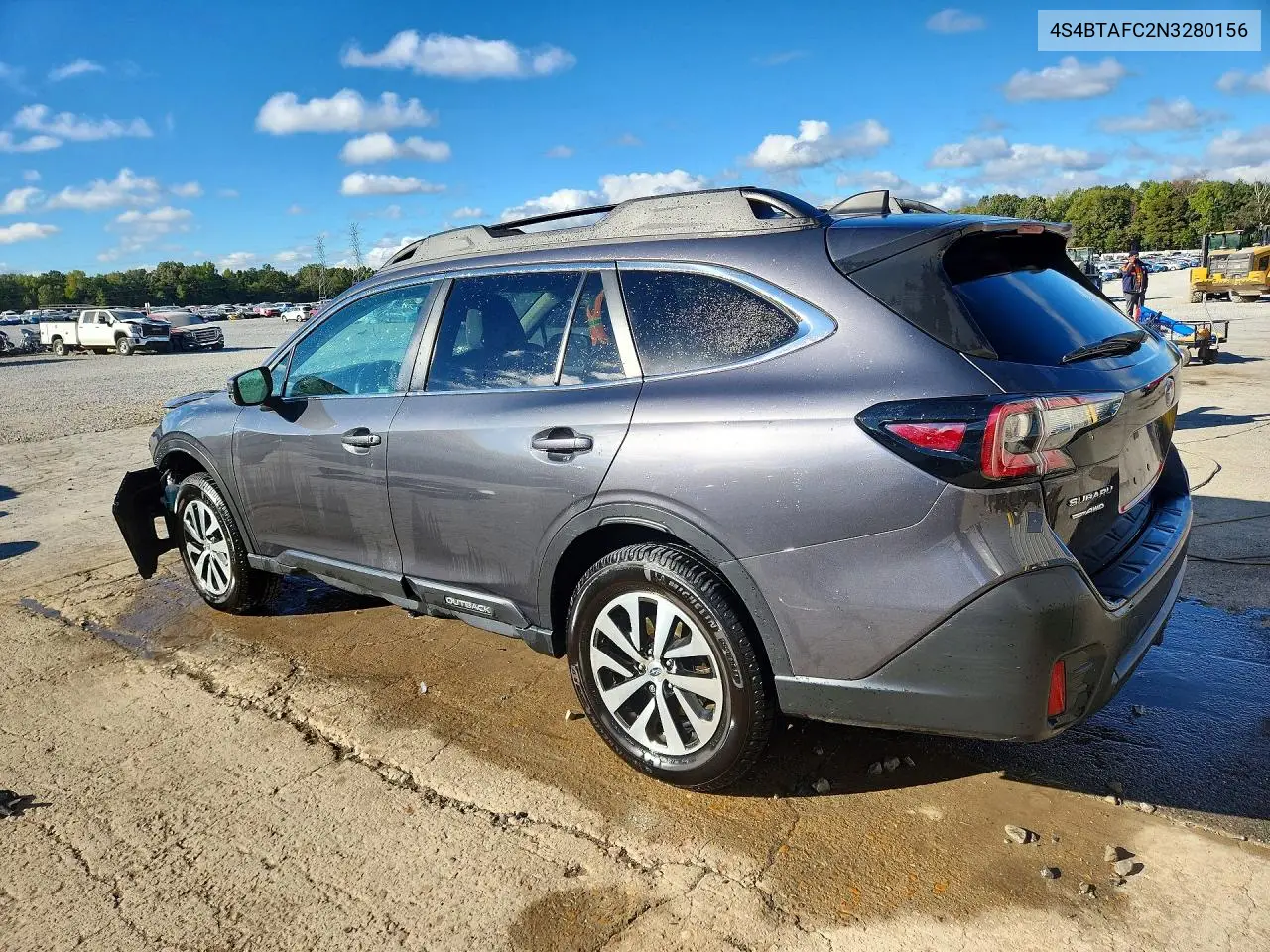 2022 SUBARU OUTBACK VIN 4S4BTAFC2N3280156 — фото 2