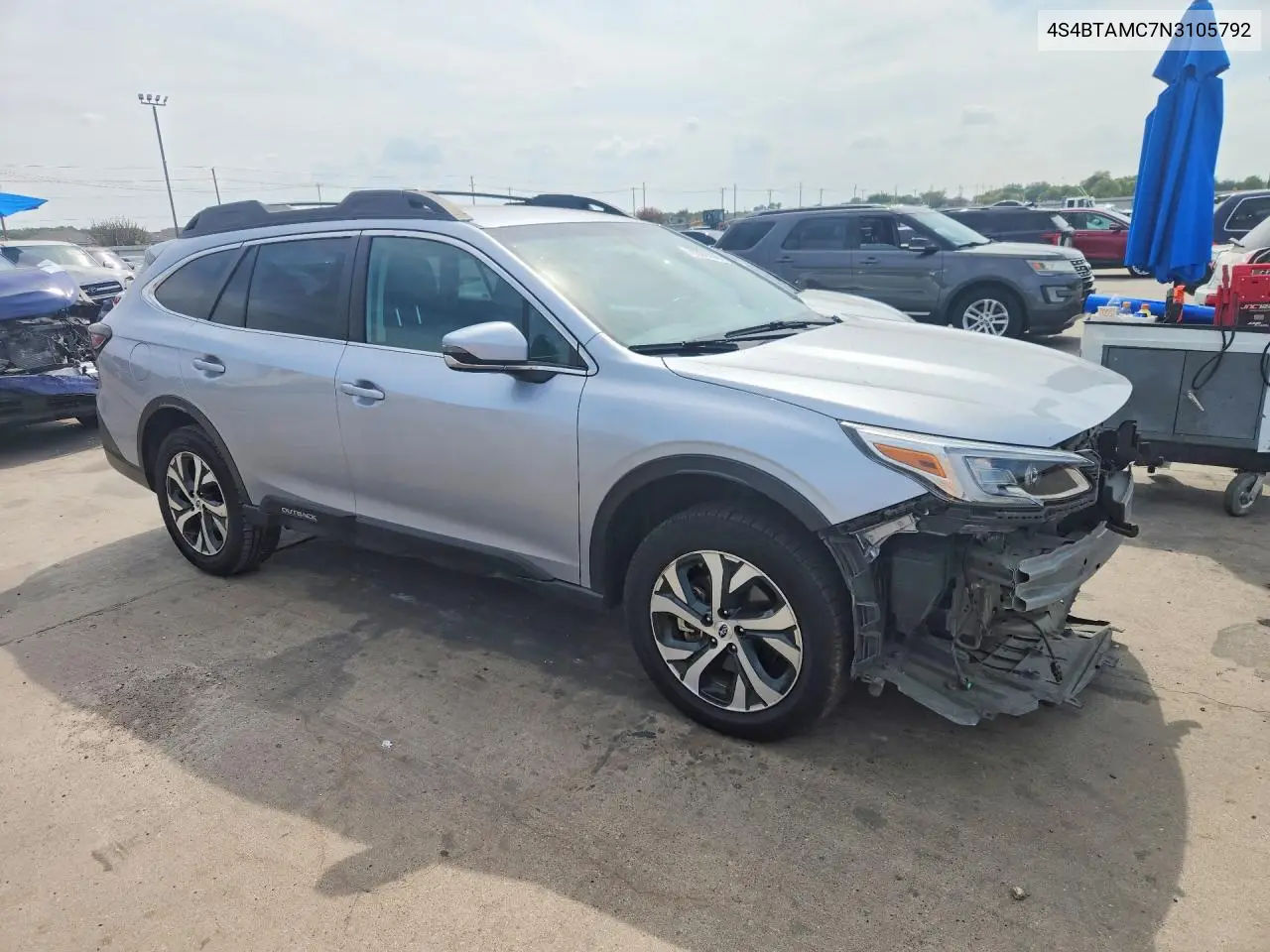 2022 SUBARU OUTBACK VIN 4S4BTAMC7N3105792 — фото 4