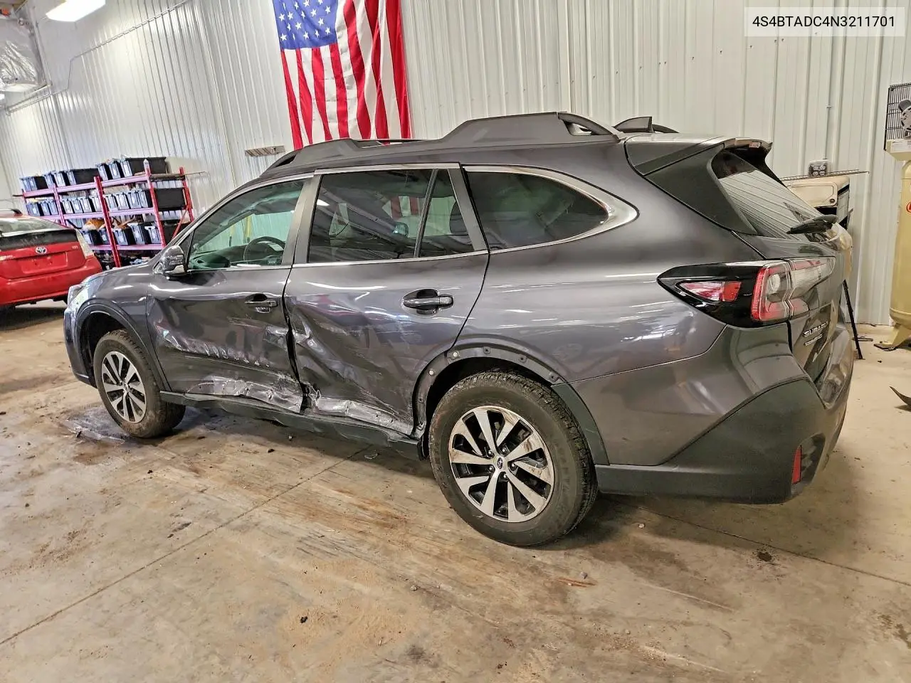2022 SUBARU OUTBACK VIN 4S4BTADC4N3211701 — фото 2