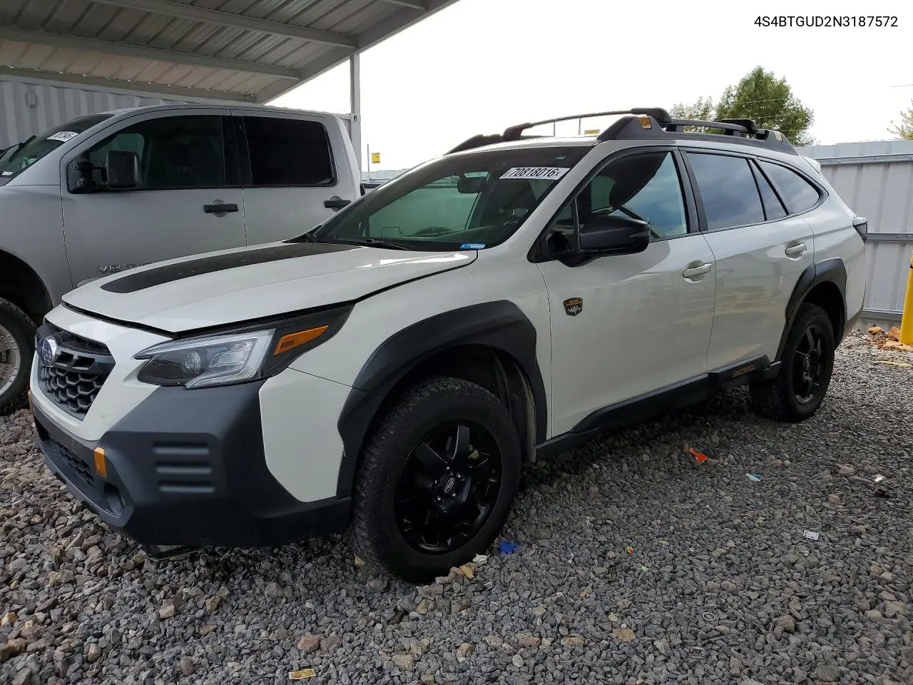 SUBARU OUTBACK 2022, VIN 4S4BTGUD2N3187572