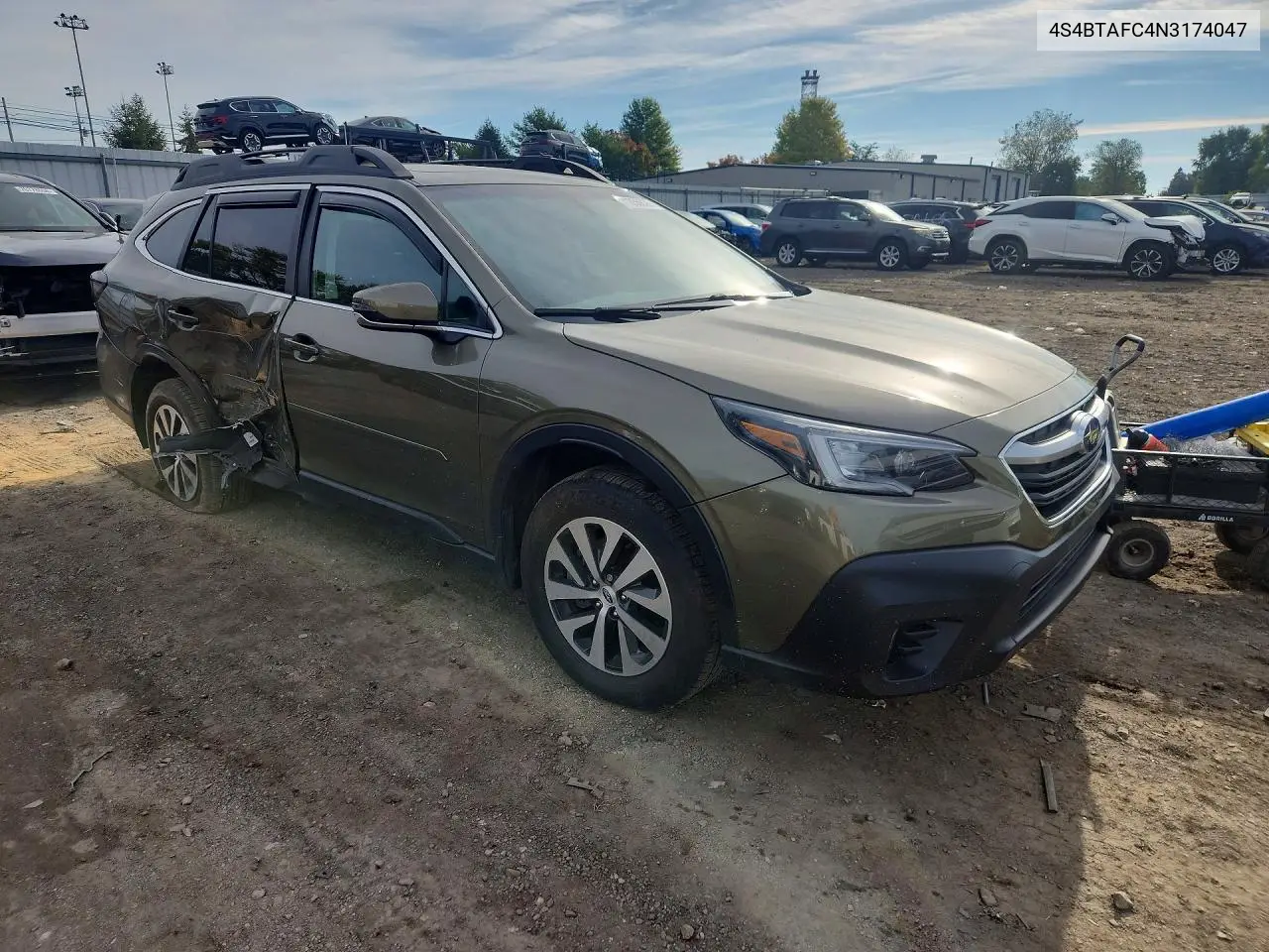 2022 SUBARU OUTBACK VIN 4S4BTAFC4N3174047 — фото 4