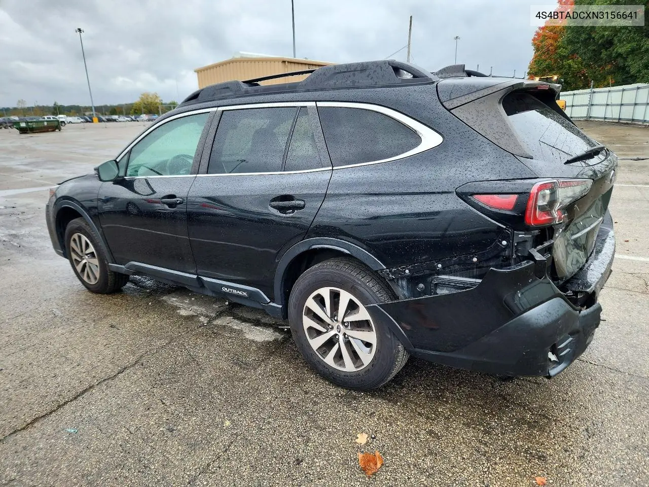 2022 SUBARU OUTBACK VIN 4S4BTADCXN3156641 — фото 2