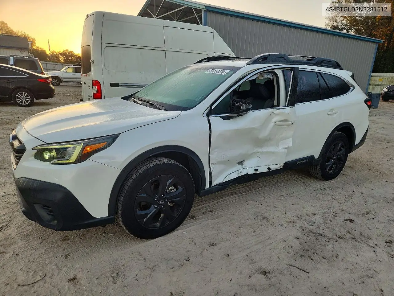 SUBARU OUTBACK 2022, VIN 4S4BTGLD3N3281512