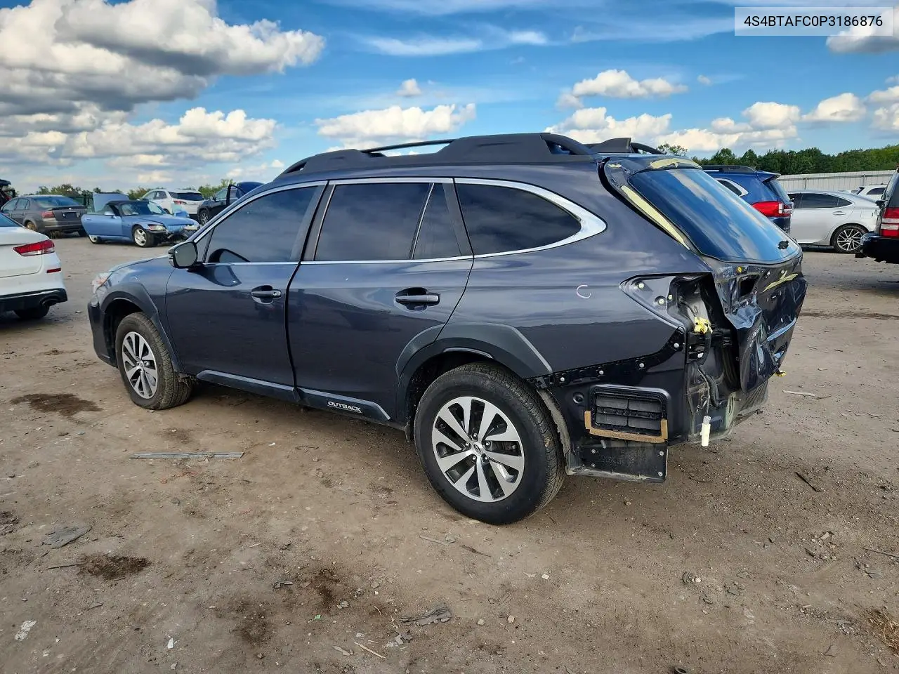 2023 SUBARU OUTBACK VIN 4S4BTAFC0P3186876 — фото 2