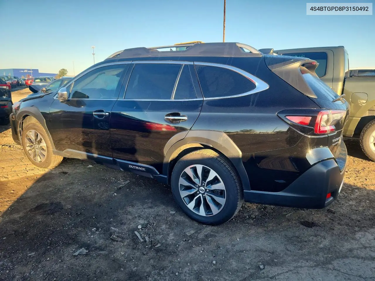 2023 SUBARU OUTBACK VIN 4S4BTGPD8P3150492 — фото 2