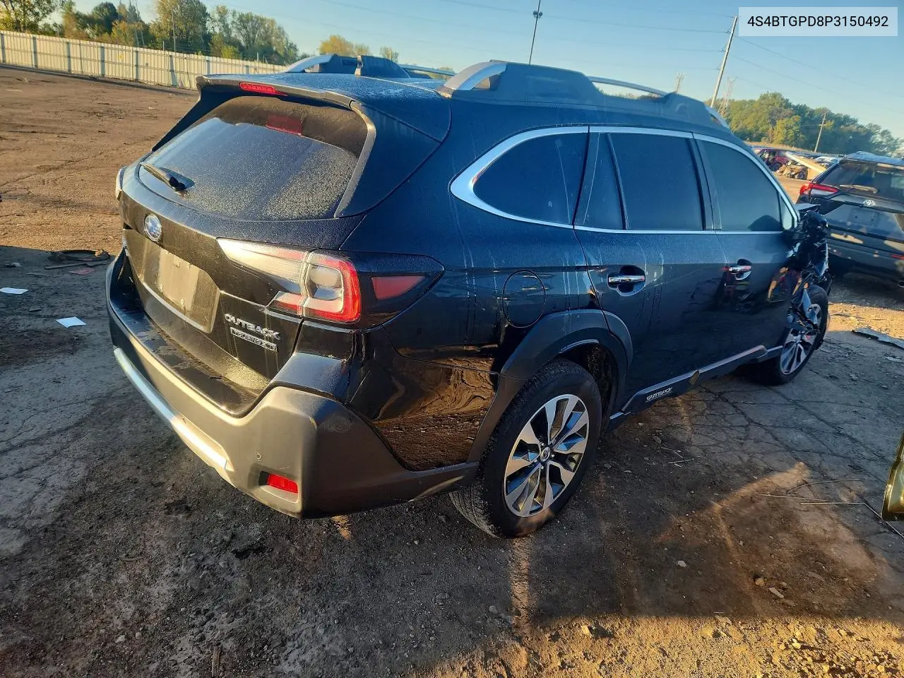 2023 SUBARU OUTBACK VIN 4S4BTGPD8P3150492 — фото 3