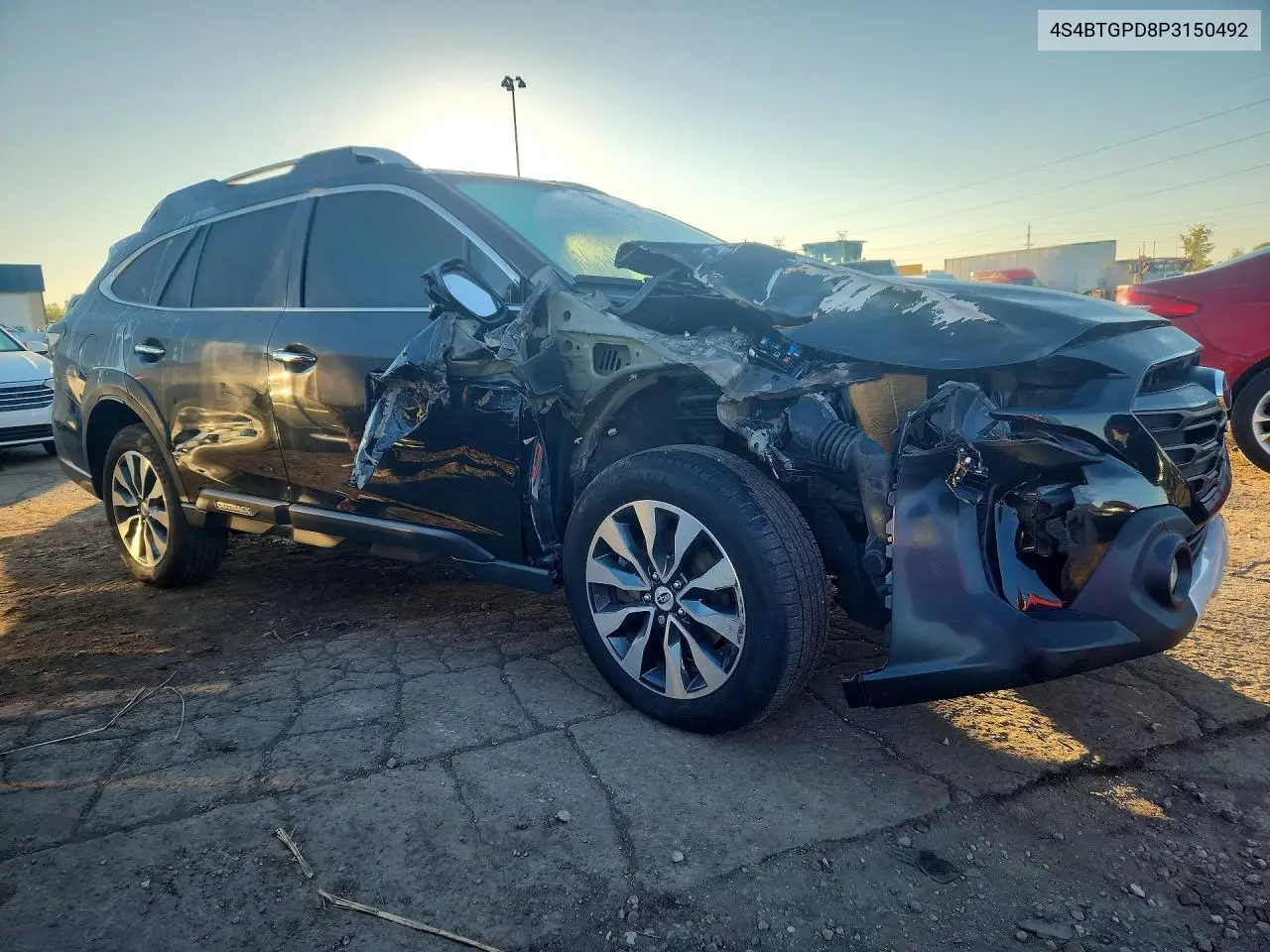 2023 SUBARU OUTBACK VIN 4S4BTGPD8P3150492 — фото 4