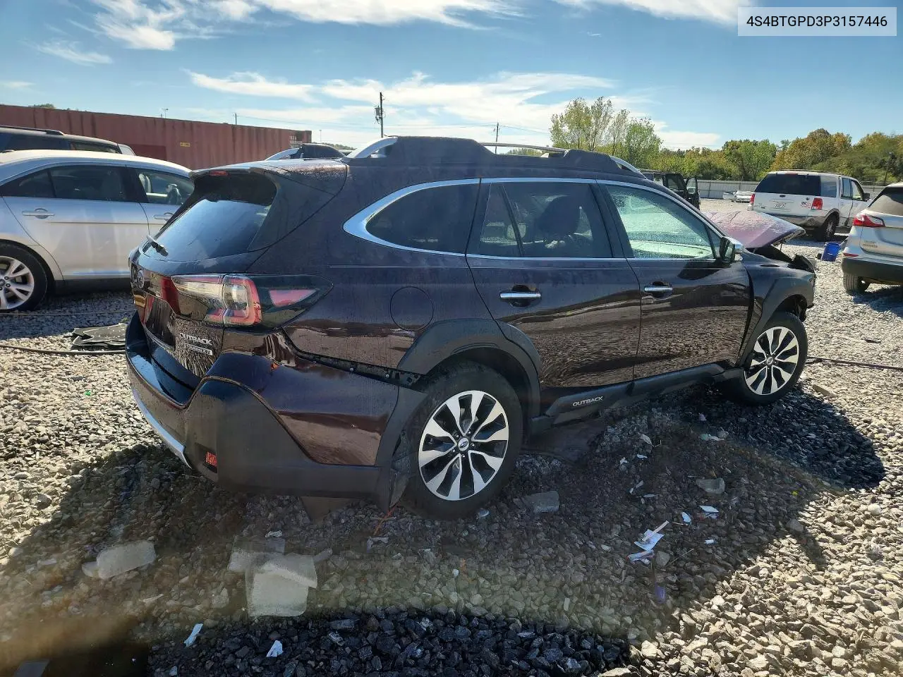 2023 SUBARU OUTBACK VIN 4S4BTGPD3P3157446 — фото 3