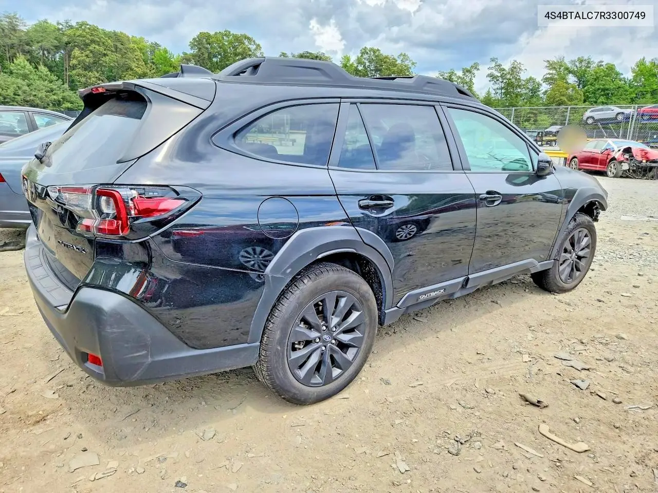 2024 SUBARU OUTBACK VIN 4S4BTALC7R3300749 — фото 3