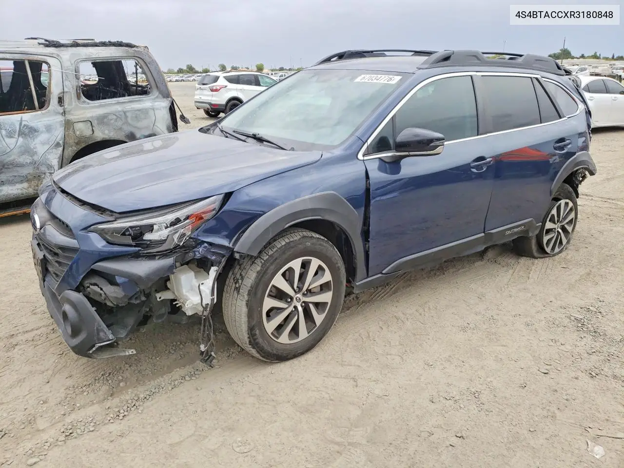 SUBARU OUTBACK 2024, VIN 4S4BTACCXR3180848
