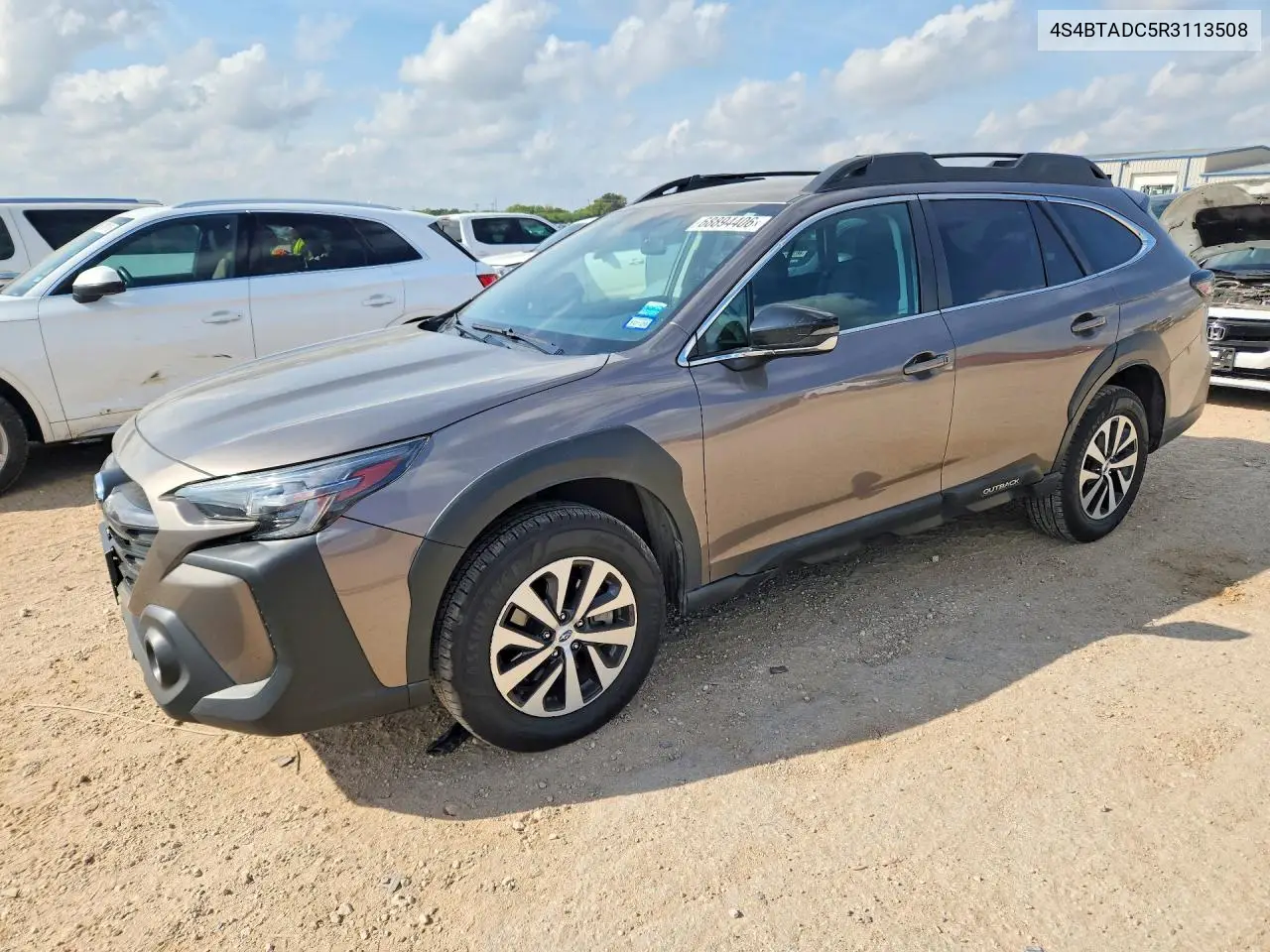 SUBARU OUTBACK 2024, VIN 4S4BTADC5R3113508