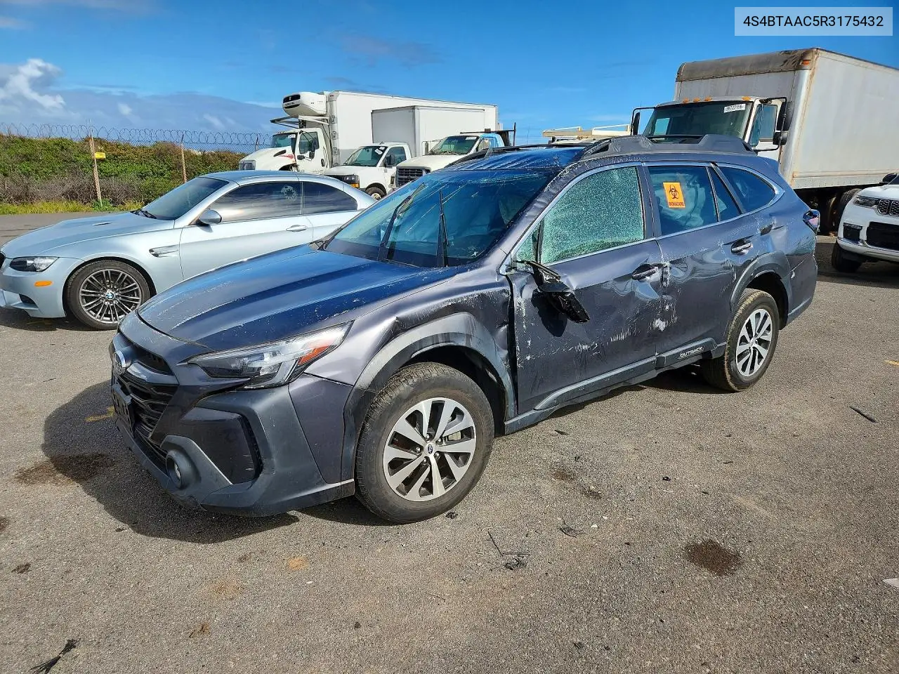 SUBARU OUTBACK 2024, VIN 4S4BTAAC5R3175432