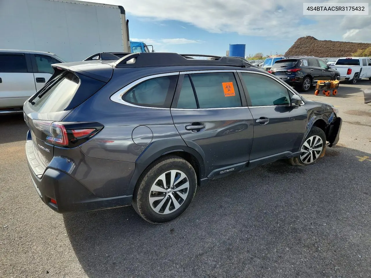 2024 SUBARU OUTBACK VIN 4S4BTAAC5R3175432 — фото 3