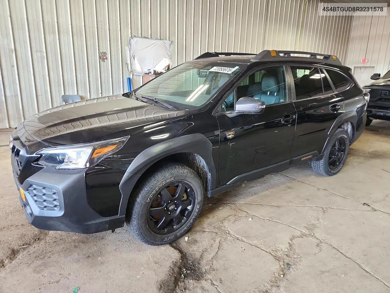 SUBARU OUTBACK 2024, VIN 4S4BTGUD8R3231578