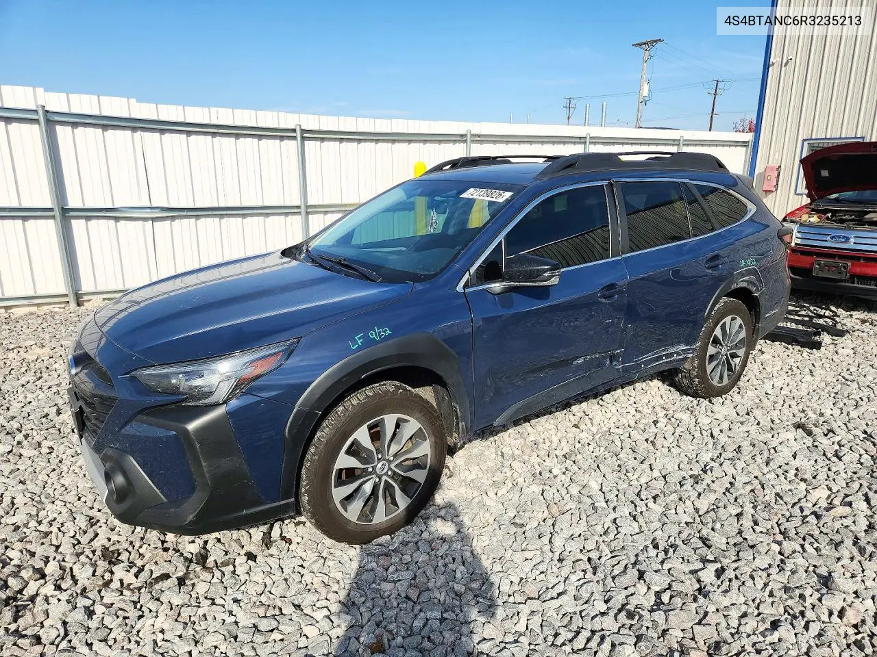 SUBARU OUTBACK 2024, VIN 4S4BTANC6R3235213
