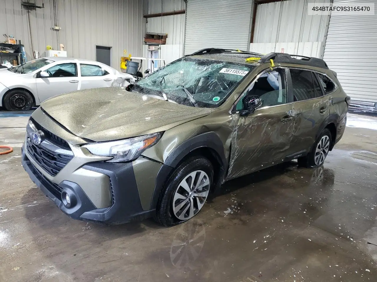 SUBARU OUTBACK 2025, VIN 4S4BTAFC9S3165470