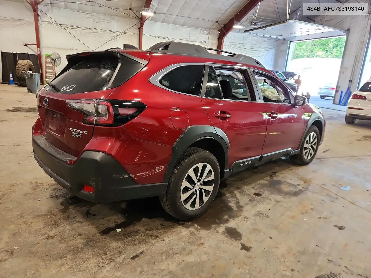 2025 SUBARU OUTBACK VIN 4S4BTAFC7S3193140 — фото 3