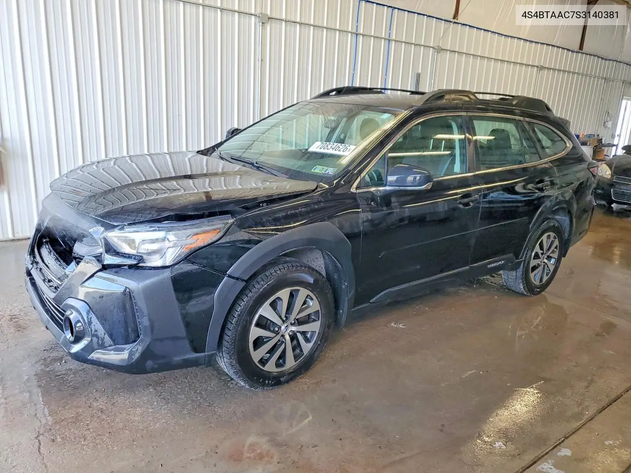 SUBARU OUTBACK 2025, VIN 4S4BTAAC7S3140381