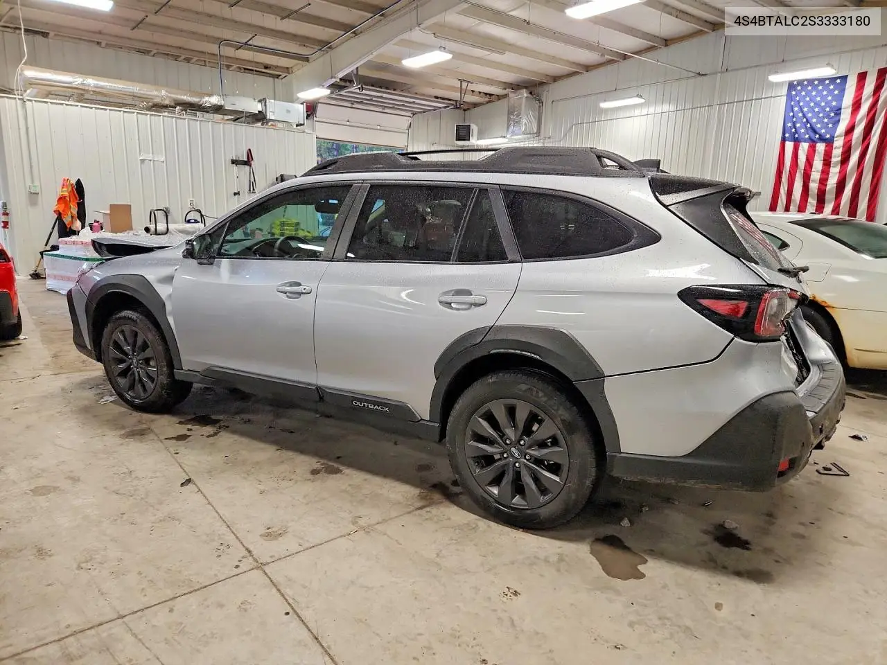 2025 SUBARU OUTBACK VIN 4S4BTALC2S3333180 — фото 2